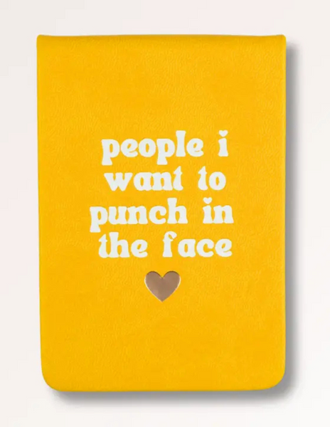 People I Want To Punch In The Face-Leatherette Journal