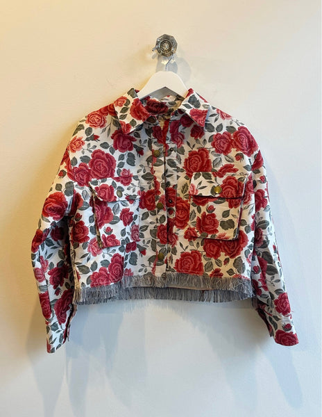 Roses Jacquard Jacket