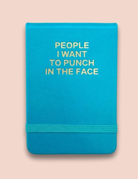 People I Want To Punch In The Face-Leatherette Journal