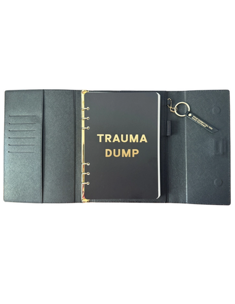 Trauma Dump Leather Journal