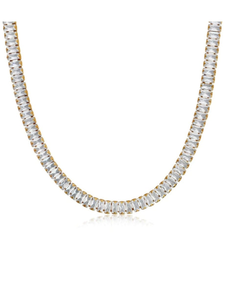 Shayna Baguette Necklace