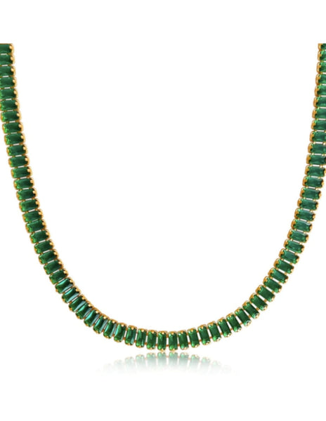 Shayna Baguette Necklace